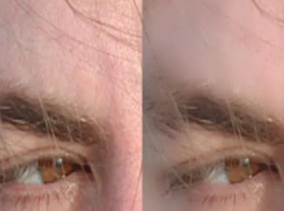 Blur without blurring over edges 