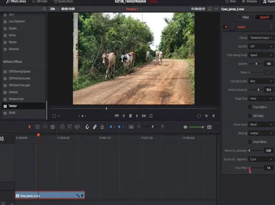 RE:Vision plugins in Resolve 2: Twixtor