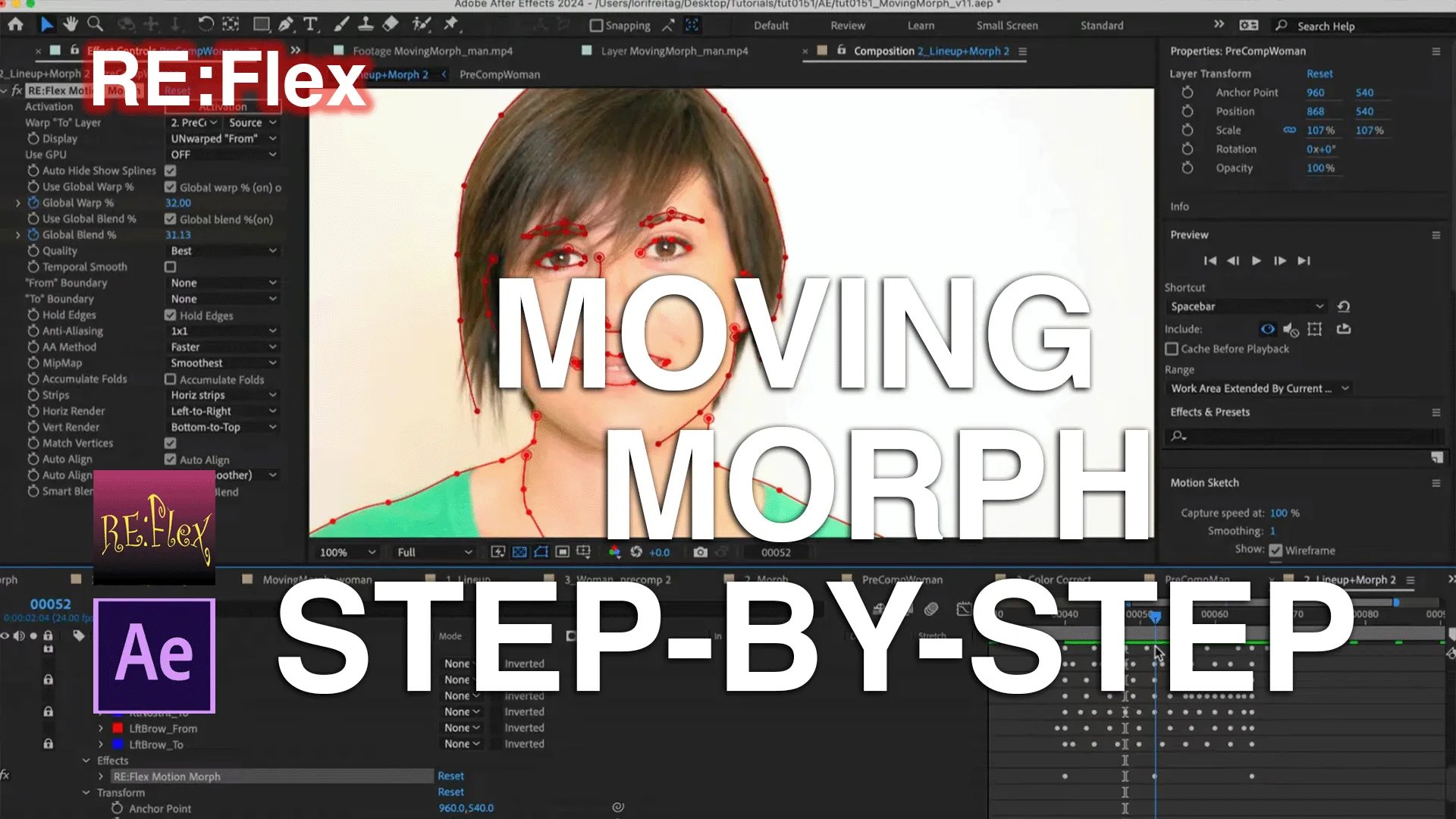 RE:Flex Moving Morph Step-by-Step